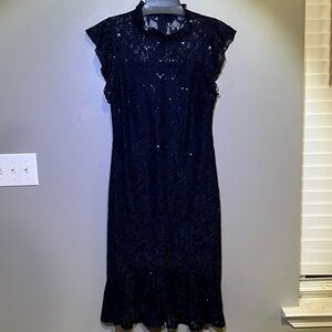 Elegant Black Lace Dress